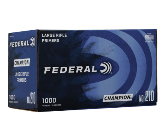 Federal Large Rifle Primers No 210 1000